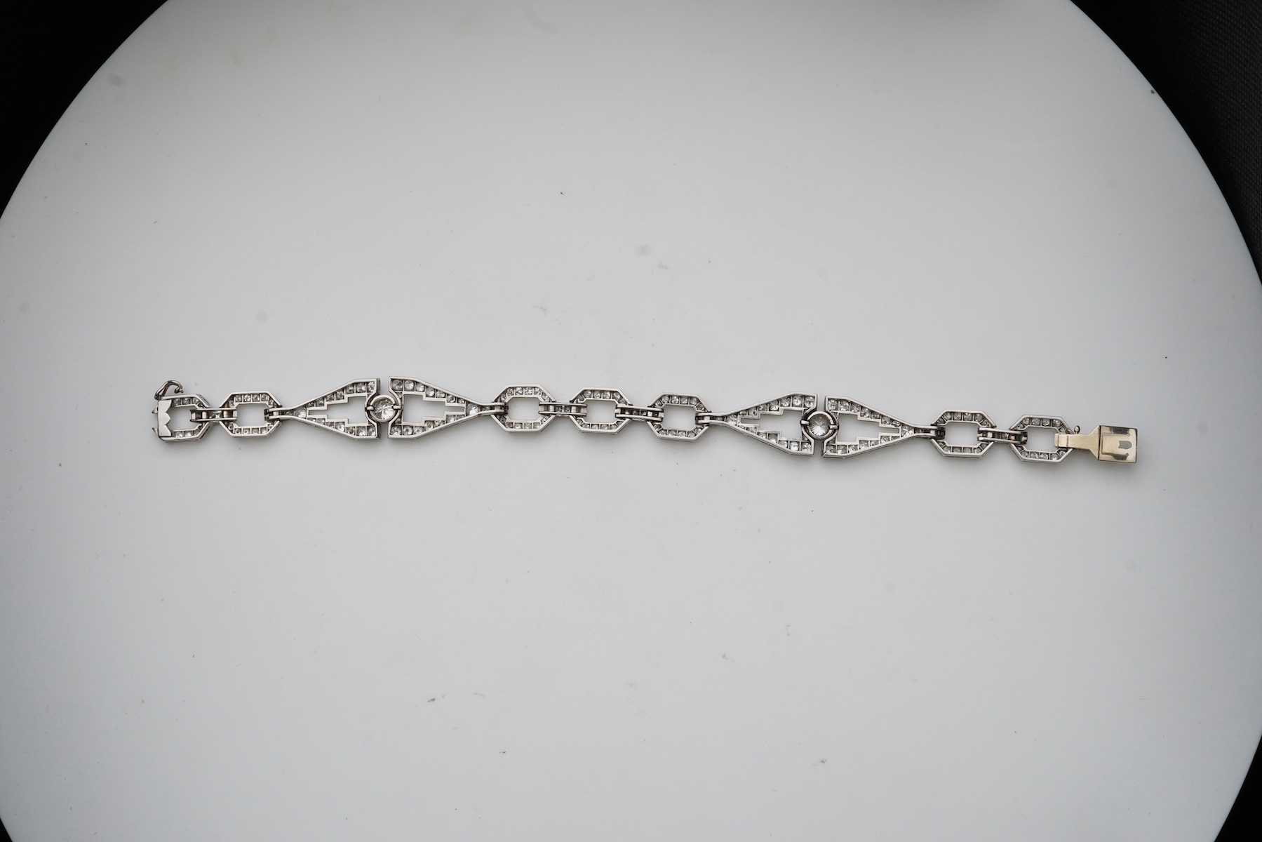 An Art Deco diamond bracelet, France, circa 1930